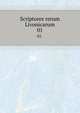 Scriptores rerum Livonicarum.. 01., 