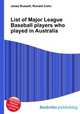 List of Major League Baseball players who played in Australia, Jesse Russell,Ronald Cohn 