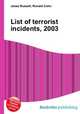 List of terrorist incidents, 2003, Jesse Russell,Ronald Cohn 