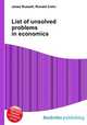 List of unsolved problems in economics, Jesse Russell,Ronald Cohn 