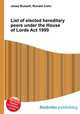List of elected hereditary peers under the House of Lords Act 1999, Jesse Russell,Ronald Cohn 