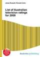List of Australian television ratings for 2000, Jesse Russell,Ronald Cohn 