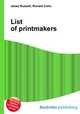 List of printmakers, Jesse Russell,Ronald Cohn 