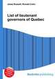 List of lieutenant governors of Quebec, Jesse Russell,Ronald Cohn 