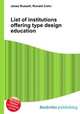 List of institutions offering type design education, Jesse Russell,Ronald Cohn 