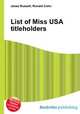 List of Miss USA titleholders, Jesse Russell,Ronald Cohn 