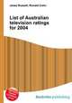 List of Australian television ratings for 2004, Jesse Russell,Ronald Cohn 