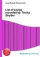 List of songs recorded by Tinchy Stryder, Jesse Russell,Ronald Cohn 