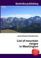 List of mountain ranges in Washington, Jesse Russell,Ronald Cohn 