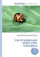 List of subgroups of the order Coleoptera, Jesse Russell,Ronald Cohn 