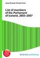 List of members of the Parliament of Iceland, 2003–2007, Jesse Russell,Ronald Cohn 