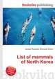 List of mammals of North Korea, Jesse Russell,Ronald Cohn 