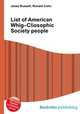 List of American Whig–Cliosophic Society people, Jesse Russell,Ronald Cohn 