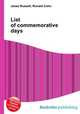 List of commemorative days, Jesse Russell,Ronald Cohn 