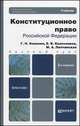 КОНСТИТУЦИОННОЕ ПРАВО РОССИЙСКОЙ ФЕДЕРАЦИИ 3-е изд., пер. и доп. Учебник для бакалавров, Колесников Е.В., Комкова Г.Н., Липчанская М.А. 