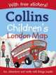 Collins Children's London Map with stickers, 