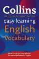 Collins Easy Learning English Vocabulary, 