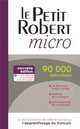 Dictionnaire Le Petit Robert micro, 