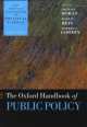 The Oxford Handbook of Public Policy, Michael Moran 