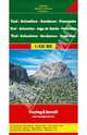 Тироль - Доломиты - озеро Гарда. Карта, 