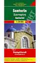 Santorini: Road and Leisure Map, 