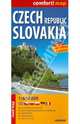 Czech Republic. Slovakia. Чехия и Словакия. Ламинированная карта 1:600000, 