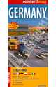 Germany. Германия. Ламинированная карта 1:900000, 