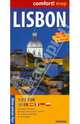 Lisbon. Лиссабон. Ламинированная карта, 