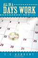 ALL IN A DAYS WORK: It was My Life, E.C. HERBERT 