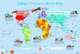Collins Children's World Map with FREE Stickers, 