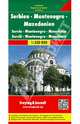 Serbia. Montenegro. Macedonia: Carta stradale, 