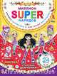 Миллион SUPER-нарядов. Стильные девчонки. Книжка-раскраска с цветными фигурками, 