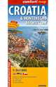 Croatia & Montenegro: Adriatic Coast. Карта, 