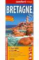 Bretagne. Бретань. Ламинированная карта 1:300 000, 