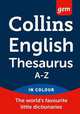 Collins Gem English Thesaurus A-Z, 