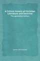 A Critical history of Christian Literature and Doctrine. The apostolical fathers, James Donaldson 