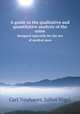 A guide to the qualitative and quantitative analysis of the urine. Designed especially for the use of medical men, Carl Neubauer,Julius Vogel 