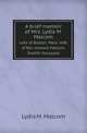 A brief memoir of Mrs. Lydia M. Malcom. Late of Boston, Mass. wife of Rev. Howard Malcom. Twelfth thousand, Lydia M. Malcom 