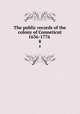 The public records of the colony of Conneticut 1636-1776 . 8, 
