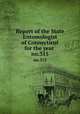 Report of the State Entomologist of Connecticut for the year . no.315, 