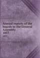 Annual reports of the boards to the General Assembly. 1857, 