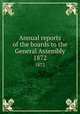 Annual reports of the boards to the General Assembly. 1872, 