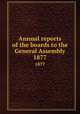 Annual reports of the boards to the General Assembly. 1877, 