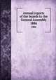 Annual reports of the boards to the General Assembly. 1886, 