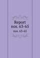 Report. nos. 63-65, Perkins School for the Blind 