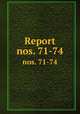 Report. nos. 71-74, Perkins School for the Blind 