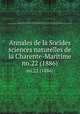 Annales de la Socides sciences naturelles de la Charente-Maritime. no.22 (1886), Socides sciences naturelles de la Charente-Maritime 