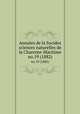 Annales de la Socides sciences naturelles de la Charente-Maritime. no.19 (1882), Socides sciences naturelles de la Charente-Maritime 