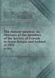 The Annual monitor. or, Obituary of the members of the Society of Friends in Great Britain and Ireland. yr.1851, William Alexander 