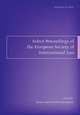 Select Proceedings of the European Society of International Law. Third Volume, 